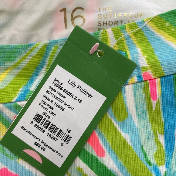 NWT-Lilly Pulitzer Butter Cup Shorts 🌟 - Picture 8 of 8